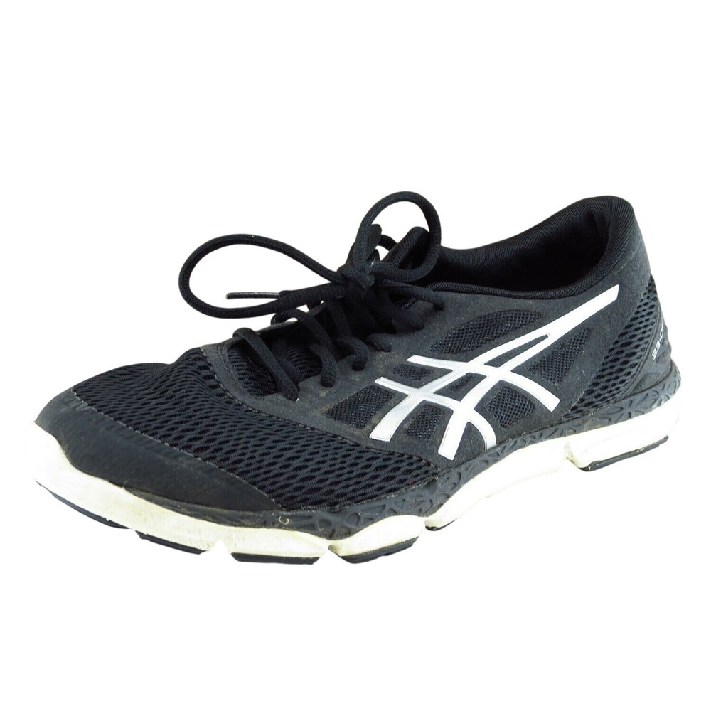 Asics 33-OFA‎ 2 Women Size 8.5 M Shoes Black Running Mesh T672n
